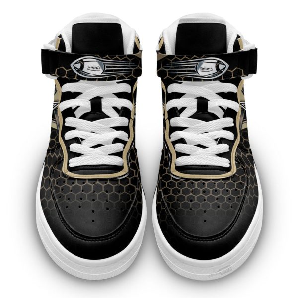 New Orleans Saints Sneakers Custom Air Mid Shoes For Fans-Gearsnkrs
