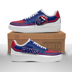 New York Giants Air Sneakers Custom Force Shoes Sexy Lips For Fans-Gear Wanta