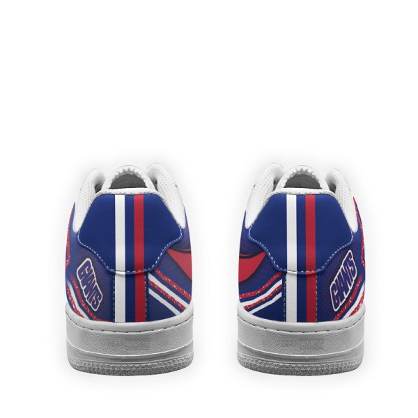 New York Giants Air Sneakers Custom Force Shoes For Fans-Gearsnkrs