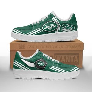 New York Jets Air Sneakers Custom Force Shoes For Fans-Gear Wanta