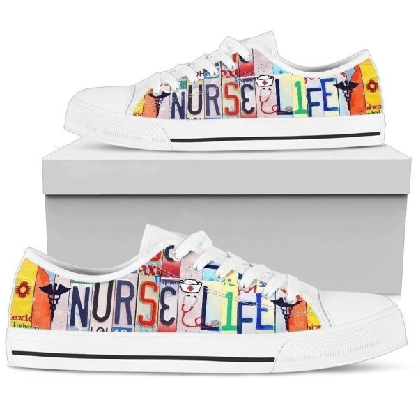 Nurse Life Women'S Sneakers Style Funny Gift Nh08-Gearsnkrs