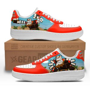 O'Chunks Air Sneakers Custom Super Paper Mario Shoes 2 - PerfectIvy