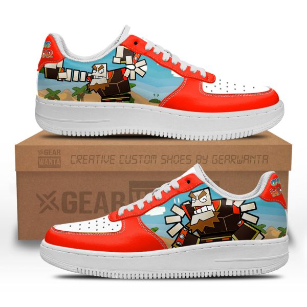 O'Chunks Air Sneakers Custom Super Paper Mario Shoes 2 - Perfectivy