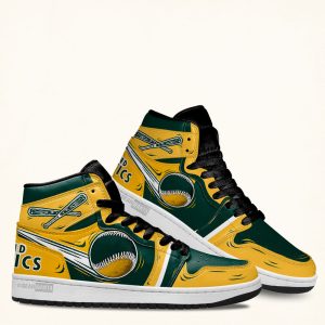 Oakland Athelics J1 Shoes Custom For Fans Sneakers Tt13-Gearsnkrs