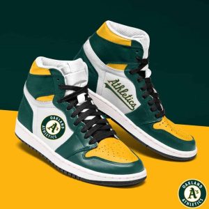 Oakland Athletics Basketball Shoes JD Sneakers-Gear Wanta