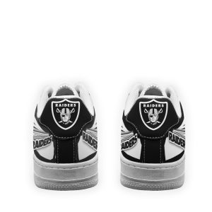 Oakland Raiders Air Shoes Custom Naf Sneakers For Fans-Gearsnkrs