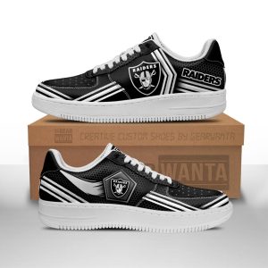 Oakland Raiders Air Sneakers Custom Force Shoes For Fans-Gear Wanta