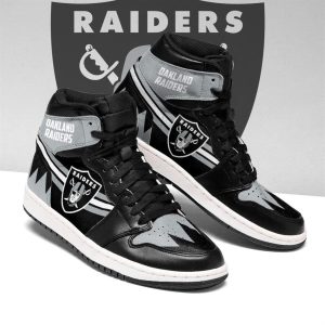 Oakland Raiders Team Custom JD Shoes Sneakers Ah11-Gear Wanta