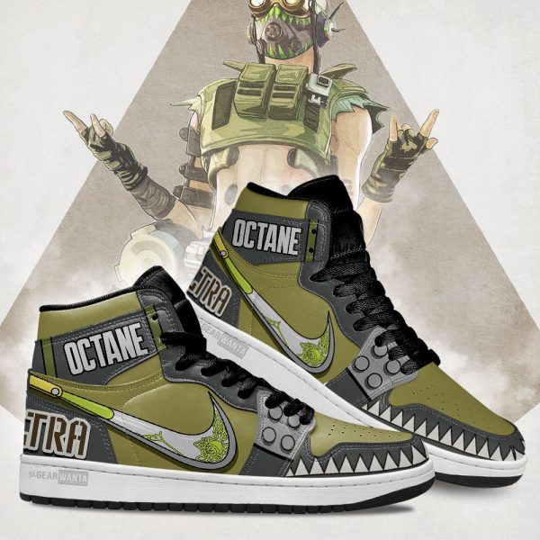 Octane Apex Legends J1 Sneakers Custom For For Gamer 1 - Perfectivy