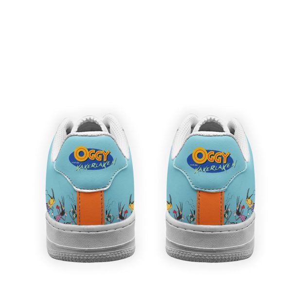 Oggy And The Cockroaches Air Sneakers Custom Cartoon Shoes 4 - Perfectivy