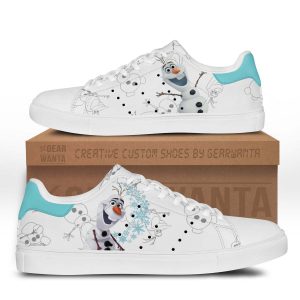 Olaf Skate Shoes Custom Frozen Cartoon Shoes-Gear Wanta