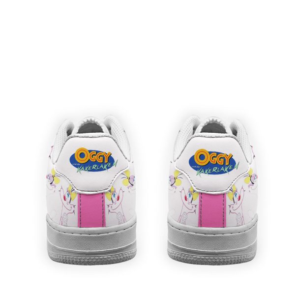 Olivia Oggy Air Sneakers Custom Oggy And The Cockroaches Cartoon Shoes 3 - Perfectivy