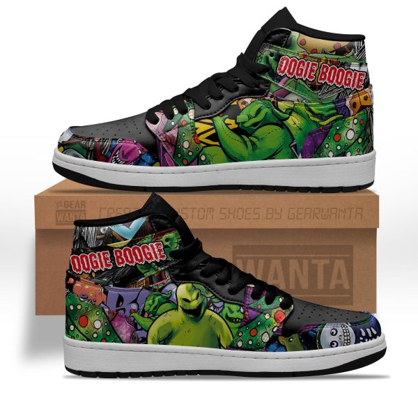 Oogie Boogie J1 Shoes Custom For The Nightmare Before Christmas Fans-Gearsnkrs