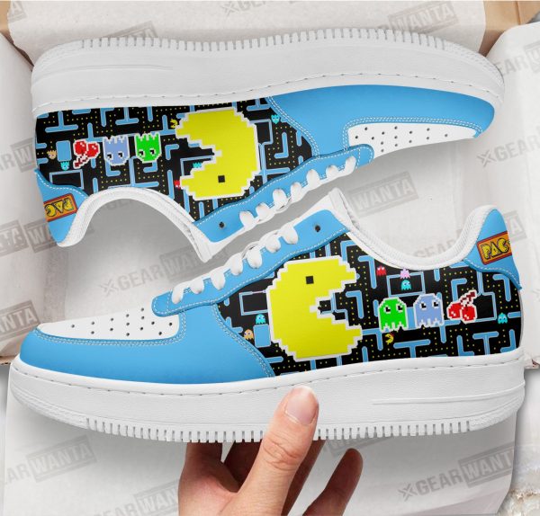 Pacman Air Sneakers Custom For Gamer Shoes 1 - Perfectivy