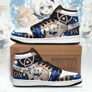Paimon Genshin Impact J1 Sneakers Custom For Gamer 2 - PerfectIvy