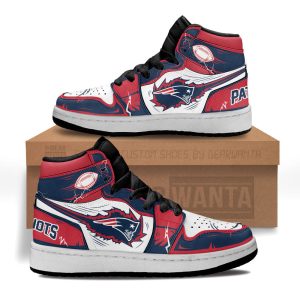 Patriots Football Team Kid Sneakers Custom For Kids 1 - PerfectIvy