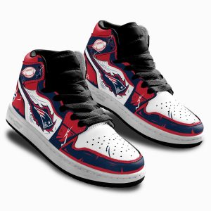 Patriots Football Team Kid Sneakers Custom For Kids 2 - Perfectivy