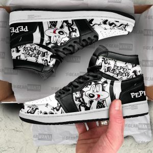 Pepé Le Pew J1 Shoes Custom For Cartoon Fans Sneakers PT04 2 - PerfectIvy