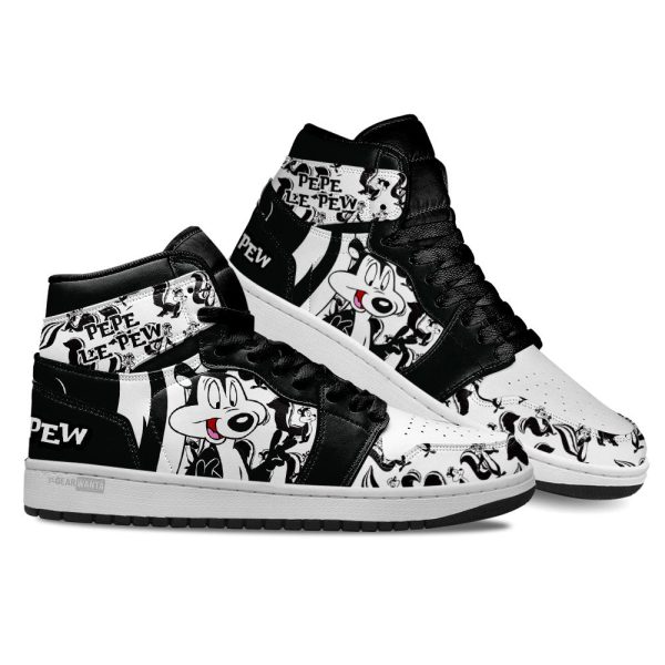 Pepé Le Pew J1 Shoes Custom For Cartoon Fans Sneakers Pt04 3 - Perfectivy