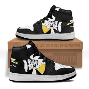 Pepé Le Pew Kid Sneakers Custom For Kids 1 - PerfectIvy