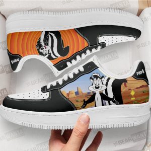 Pepé Le Pew Looney Tunes Custom Air Sneakers Qd14 2 - Perfectivy