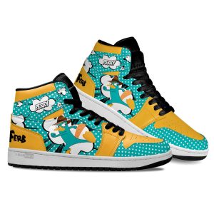 Perry AJ1 Sneakers Custom Phineas and Ferb Shoes-Gear Wanta