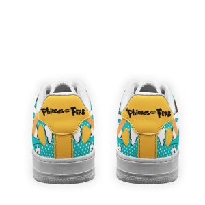 Perry Air Sneakers Custom Phineas And Ferb Shoes 4 - Perfectivy