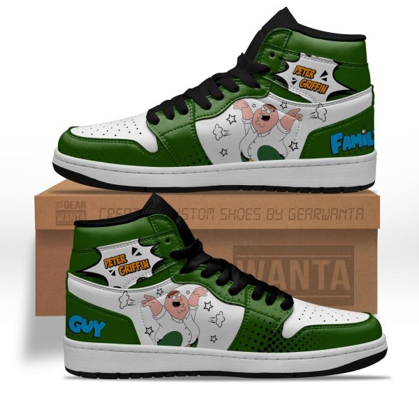 Peter Griffin Air J1S Sneakers Custom Family Guy Shoes-Gearsnkrs