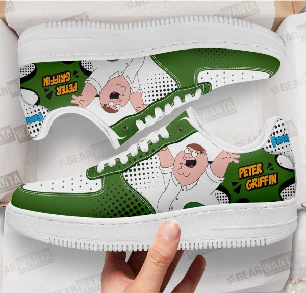 Peter Griffin Family Guy Air Sneakers Custom Cartoon Shoes 1 - Perfectivy