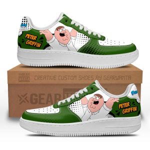 Peter Griffin Family Guy Air Sneakers Custom Cartoon Shoes 2 - PerfectIvy