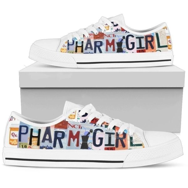 Pharmacist Girl Low Top Women'S Shoes Style Nh08-Gearsnkrs