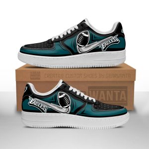 Philadelphia Eagles Air Shoes Custom NAF Sneakers For Fans-Gear Wanta