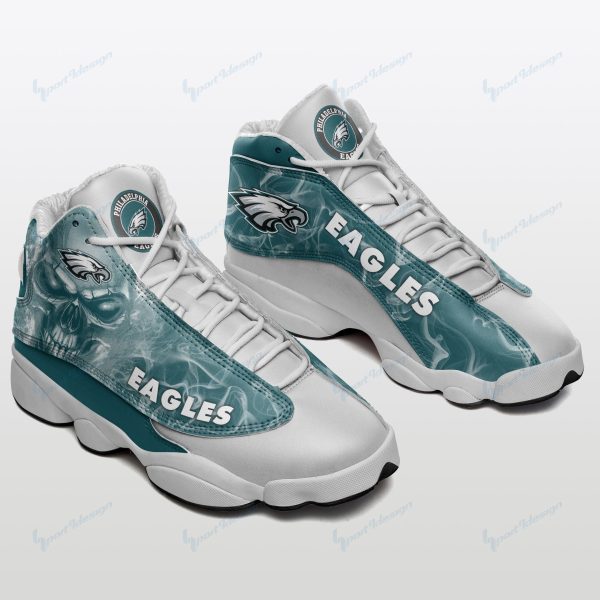 Philadelphia Eagles Aj13 Sneakers 716-Gearsnkrs