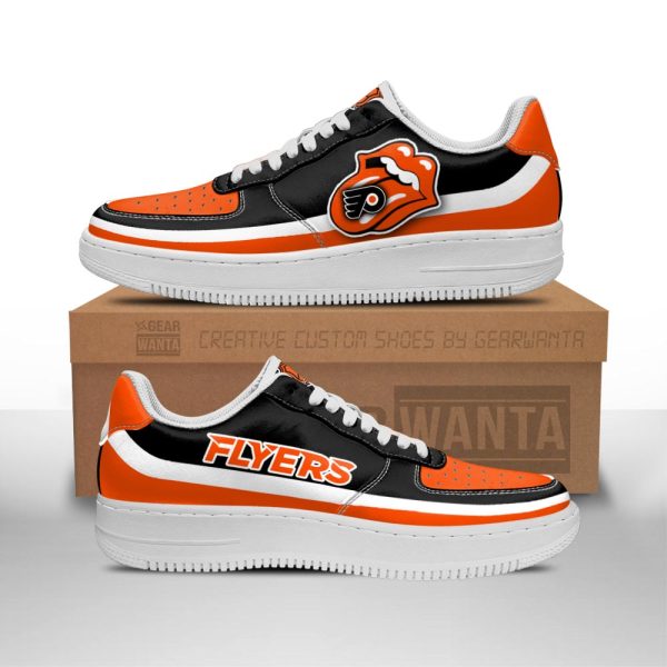 Philadelphia Flyers Air Sneakers Custom Force Shoes Sexy Lips For Fans-Gearsnkrs