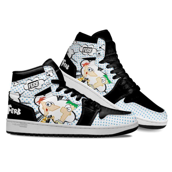 Phineas Flynn And Ferb Fletcher Aj1 Sneakers Custom Shoes 1 - Perfectivy
