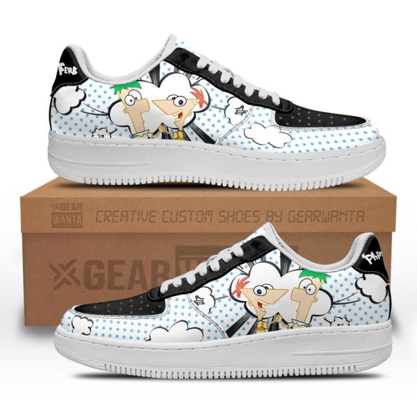 Phineas And Ferb Air Sneakers Custom Shoes 1 - Perfectivy