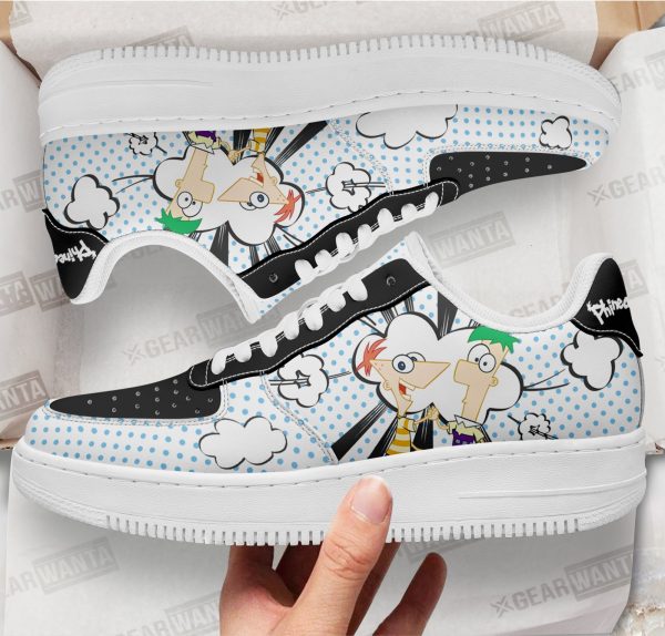 Phineas And Ferb Air Sneakers Custom Shoes 2 - Perfectivy