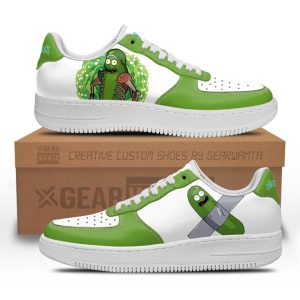 Pickle Rick Rick and Morty Custom Air Sneakers QD13 1 - PerfectIvy