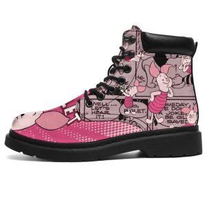 Piglet Boots Shoes Winnie The Pooh Idea Gift For Fan-Gear Wanta