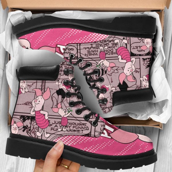 Piglet Boots Shoes Winnie The Pooh Idea Gift For Fan-Gearsnkrs