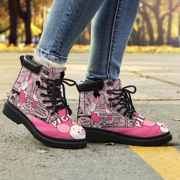 Piglet Boots Shoes Winnie The Pooh Idea Gift For Fan-Gearsnkrs