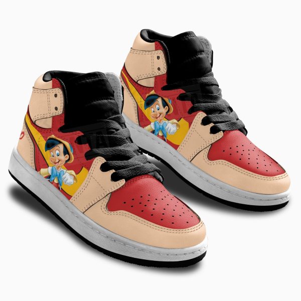 Pinocchio Kid Sneakers Custom For Kids 2 - Perfectivy