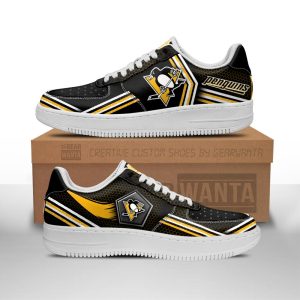 Pittsburgh Penguins Air Sneakers Custom Force Shoes For Fans-Gear Wanta