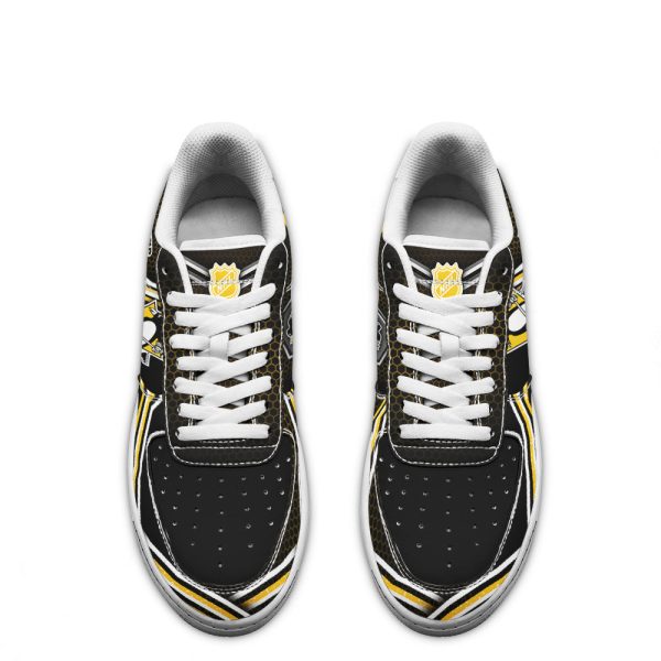 Pittsburgh Penguins Air Sneakers Custom Force Shoes For Fans-Gearsnkrs