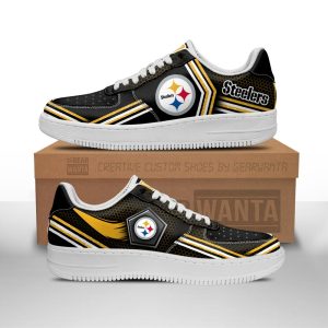 Pittsburgh Steelers Air Sneakers Custom Force Shoes For Fans-Gear Wanta