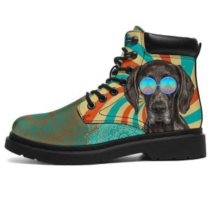 Pointer Boots Hippie Style Shoes Funny-Gearsnkrs