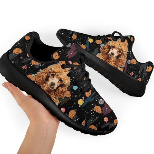 Poodle Sneakers Sporty Shoes Funny For Poodle Dog Lover-Gearsnkrs