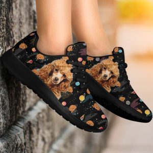 Poodle Sneakers Sporty Shoes Funny For Poodle Dog Lover-Gearsnkrs