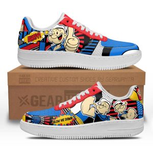 Popeye the Sailor Man Air Sneakers Custom Comic Shoes 2 - PerfectIvy