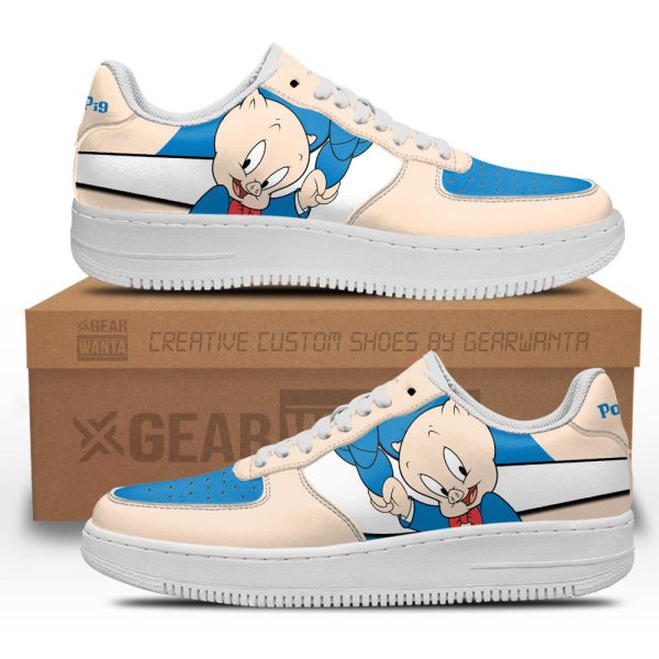 Porky Pig Custom Cartoon Kid Jd Sneakers Lt13 1 - Perfectivy